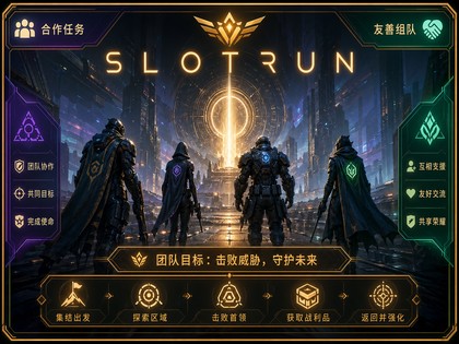Slotrun kooperatif takım görevi oyun ekranı